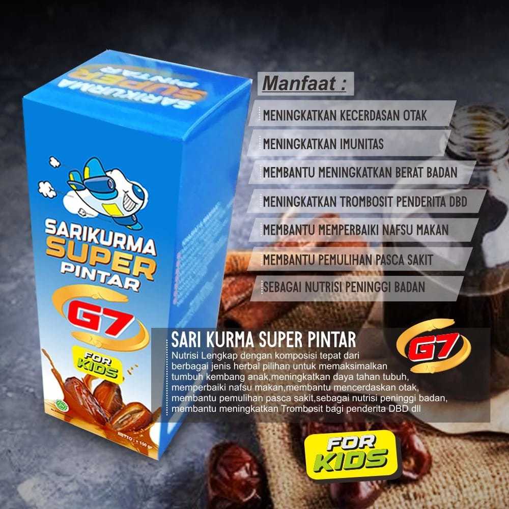 

Sari Kurma Super Pintar G7 150 GRAM