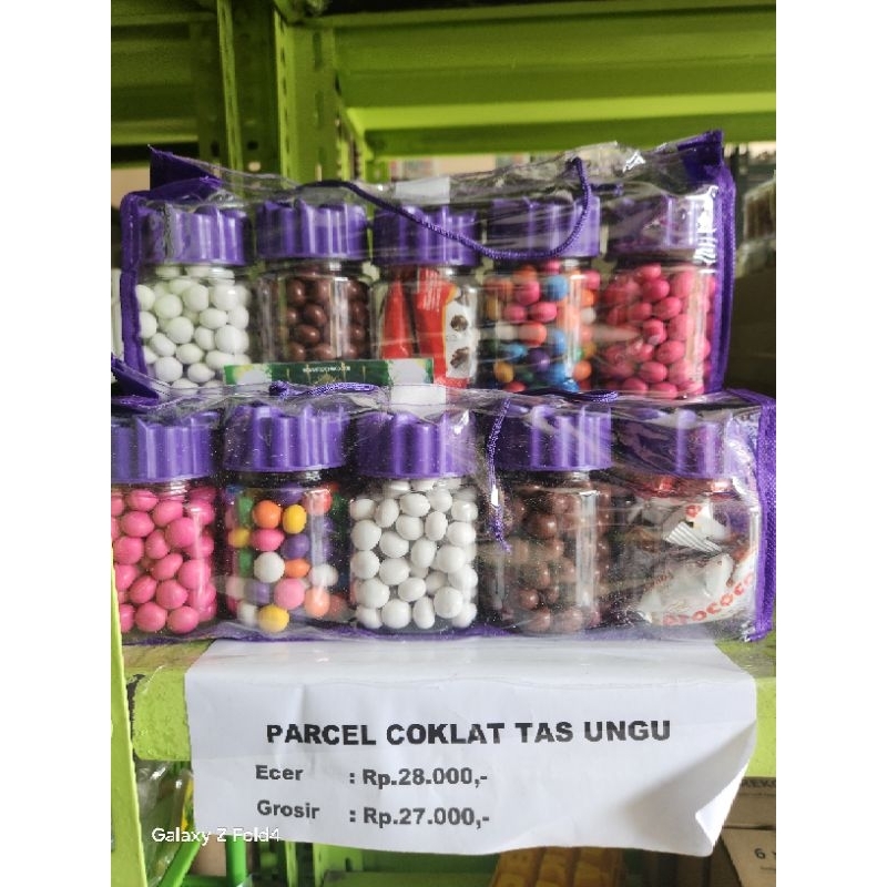 

Parcel ungu parcel coklat viral isi 5pcs