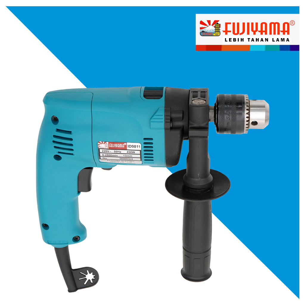 BOR LISTRIK FUJIYAMA 13MM / FUJIYAMA IMPACT DRILL 13MM ID 9811
