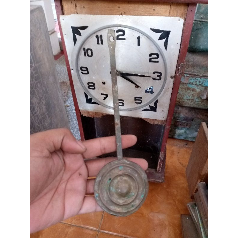 bandul jam kuno/bandul jam lawas/barang antik