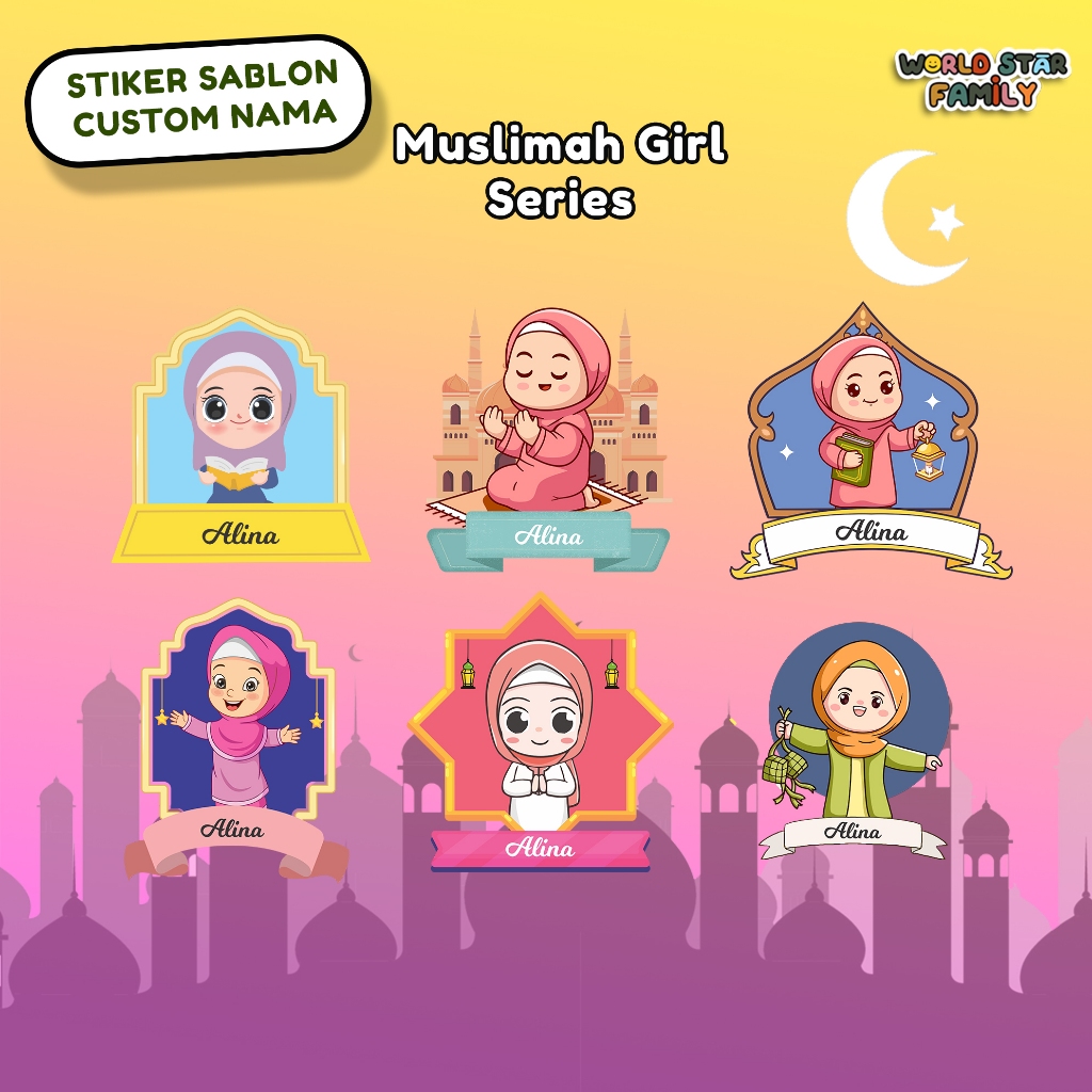 

WSF Sablon stiker Muslim Girl Sablon setrika Stiker label nama stiker label nama dtf custom label nama anak stiker baju pesantren stiker nama anak mondok FREE CUSTOM NAMA stiker DIY kaos STIKER LABEL BAJU MURAH label kaos