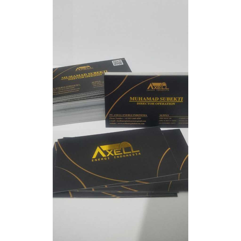 

Kartu Nama Custom Plus Hotprint 1 Sisi Cetak 2 Sisi Laminasi 2 Sisi