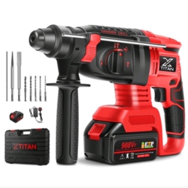 Rotary Impact Hammer Drill Cordless 13mm Brushless
