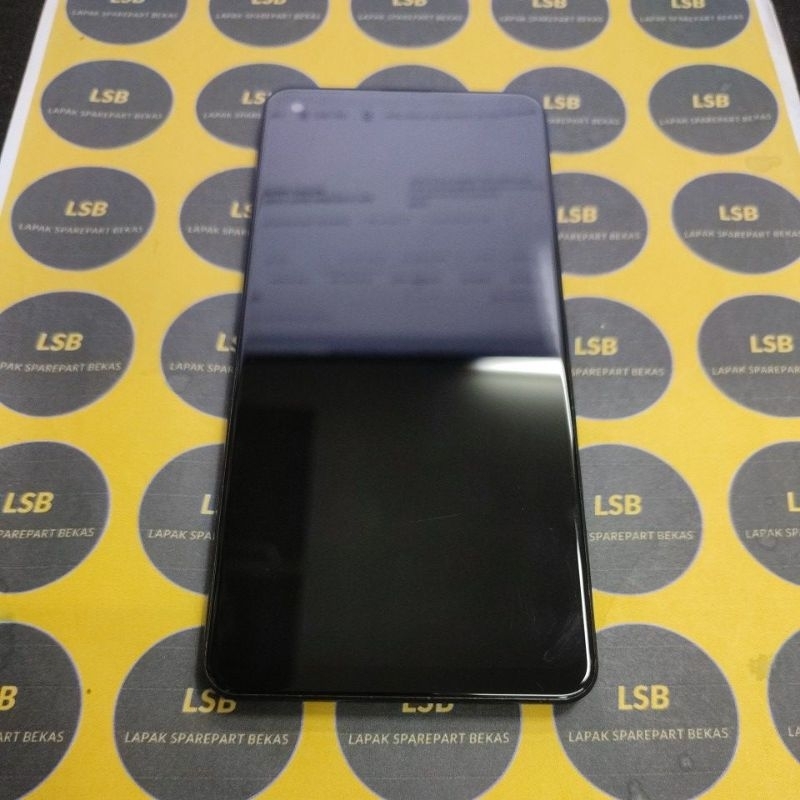 LCD FULLSET FRAME SAMSUNG A21S A217F ORIGINAL BEKAS