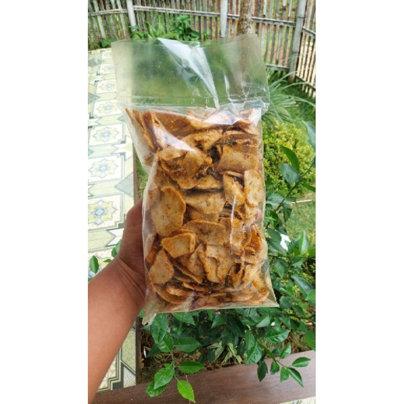 

Basreng Icruttt pedes gurih rasa daun jeruk (500 gram )