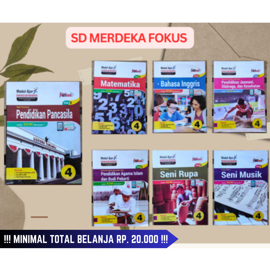 Buku LKS Fokus - SD Kelas 4 - Ganjil Merdeka