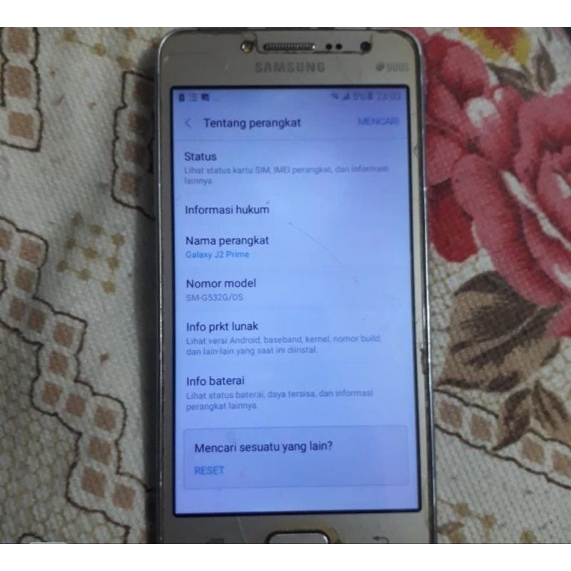 Samsung Galaxy J2 Prime secondHp Only
No dus, no charger