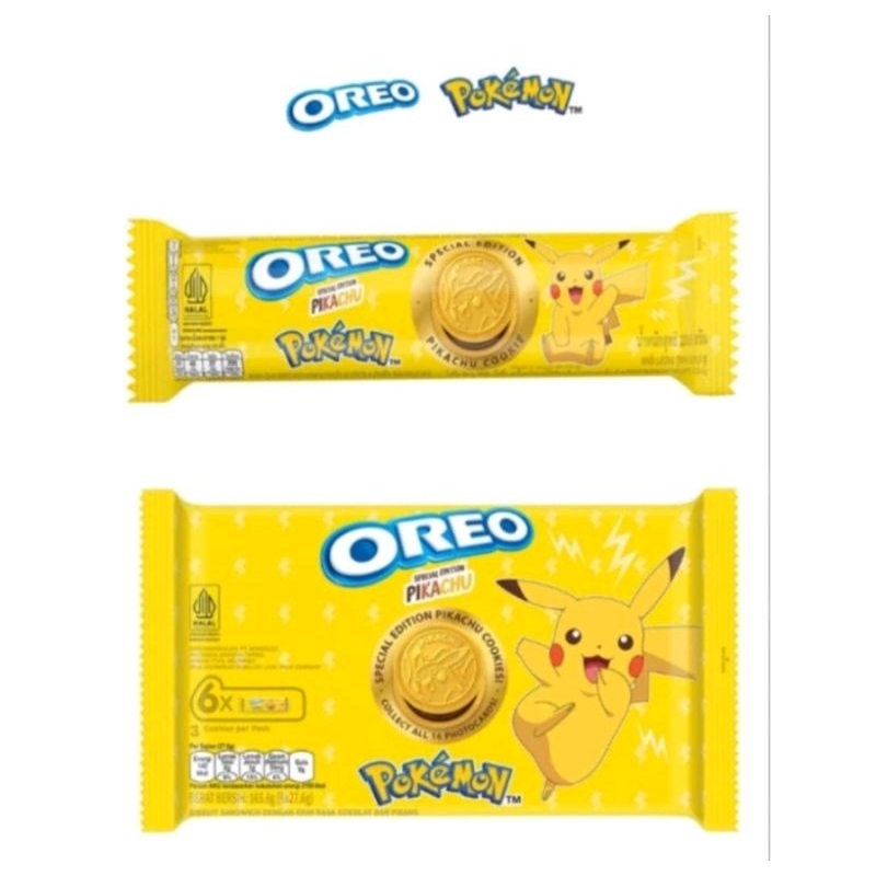 

Oreo Pokemon Chocolate Banana - Biskuit Oreo Pikachu Limited Edition