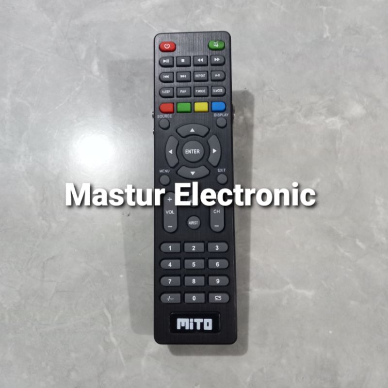 REMOTE REMOT TV MITO 24inch LED LCD ORIGINAL ASLI