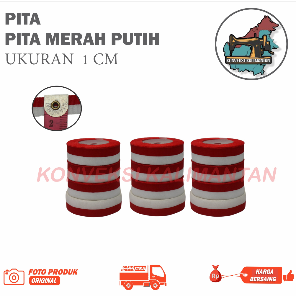 

PITA MERAH PUTIH (ROLL 1,2 CM)