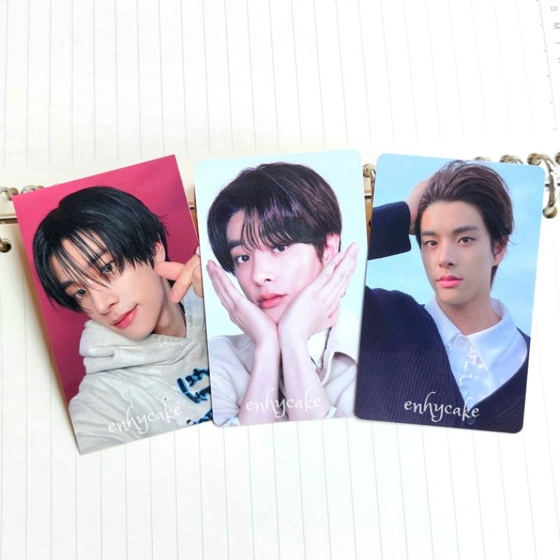 PHOTOCARD PC TRADING CARD TC ENHYPEN JAKE SUNGHOON CHIBI WEVERSE VER MANIFESTO DAY ONE : mdo heart c