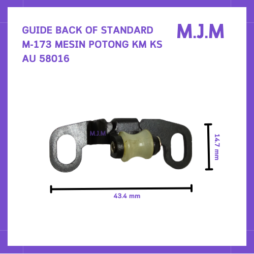M-173 Roda penahan tiang Asahan Mesin Potong kain KM M173 M.J.M-58016