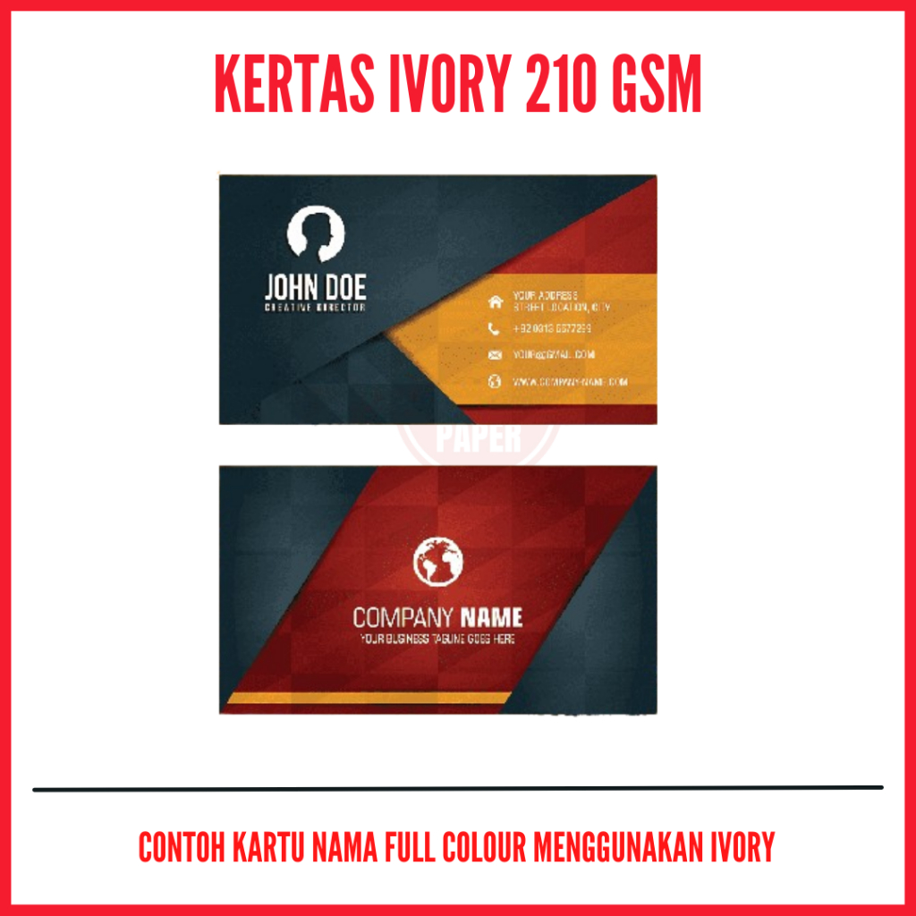 Ay00 kertas ivory 210 gsm A4 isi 50 lembar kertas ivory A4 kertas ivory 210 gram