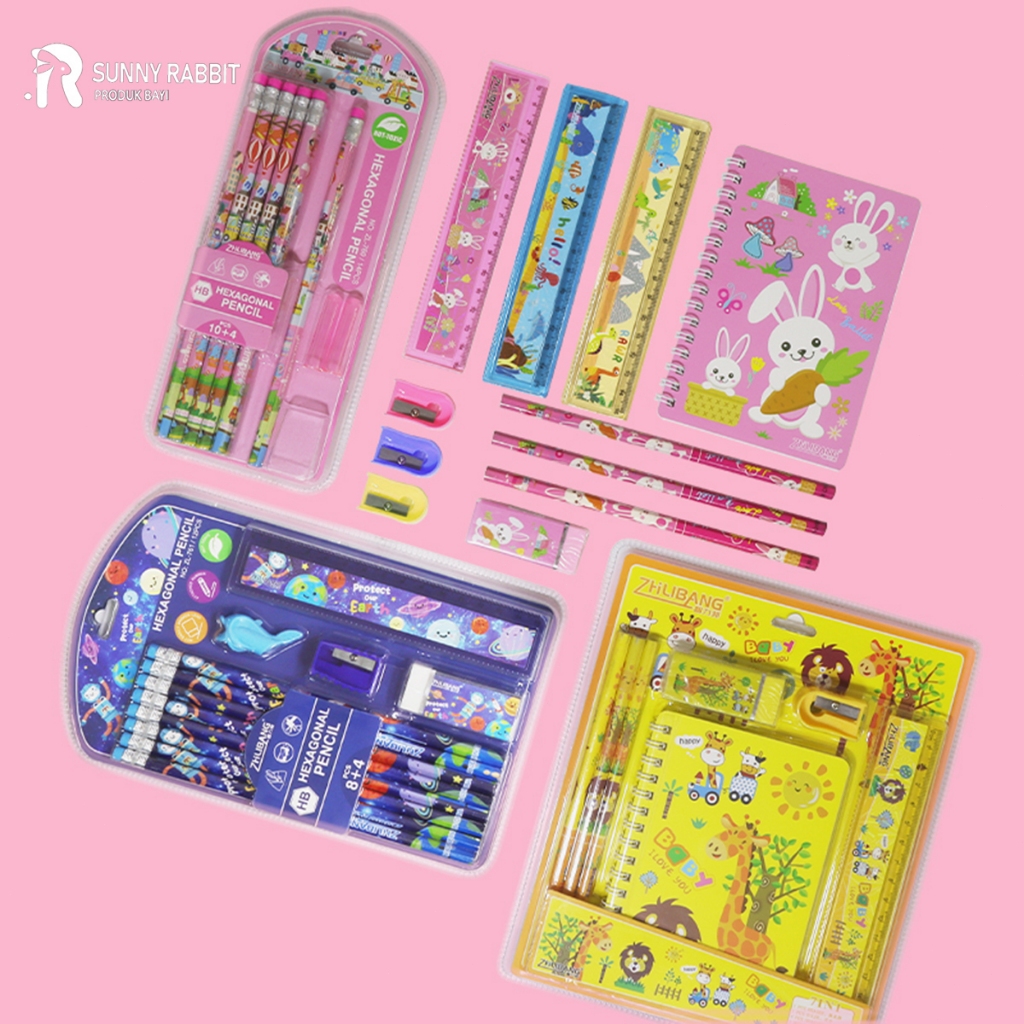 

Stationery anak/STATIONERY SET/Set Stationeri Anak/Pejabat murah B326-328
