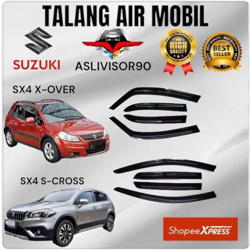 Talang air mobil suzuki SX4 X-OVER S- CROSS 2007 - 2022