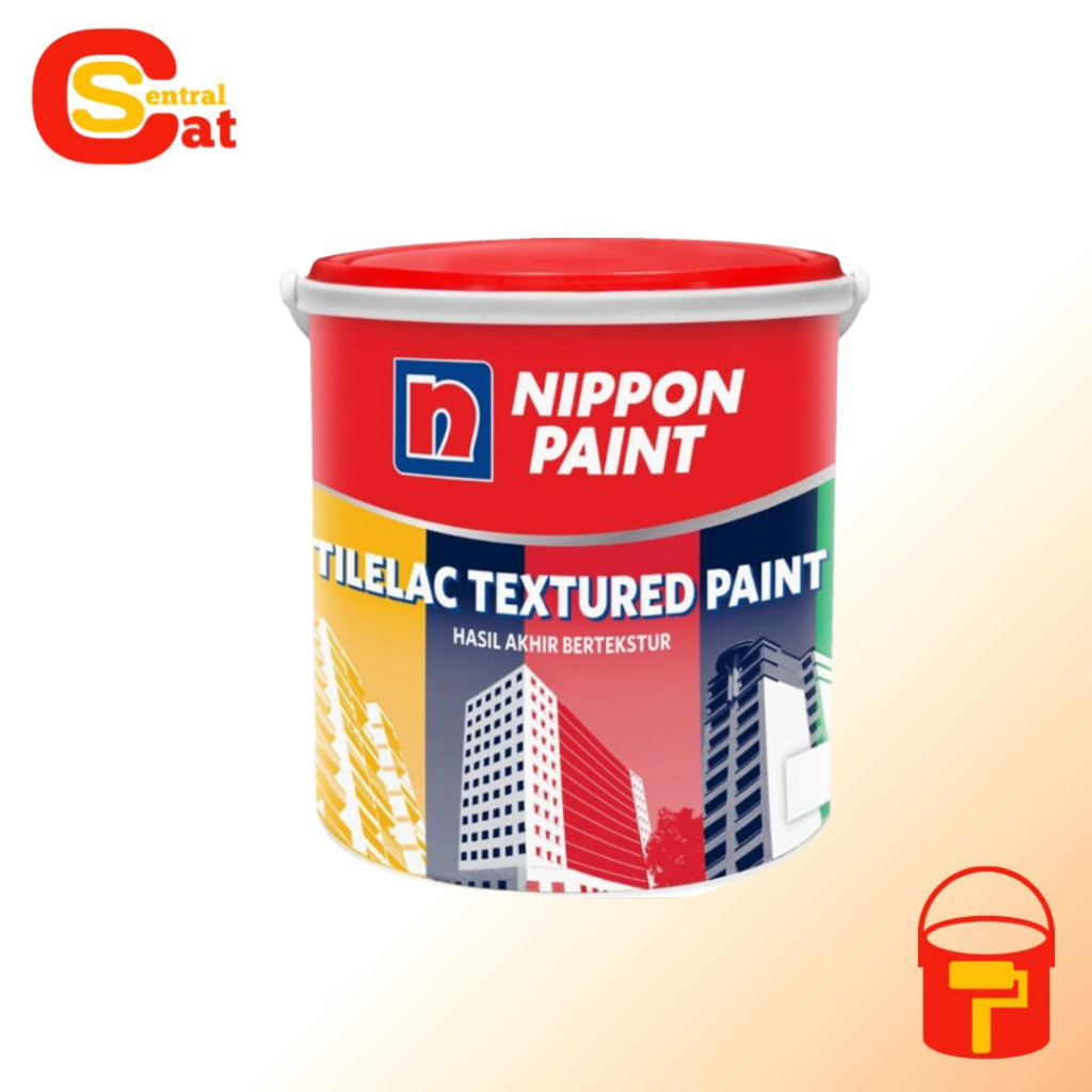 Tilelac textured paint,Nippon paint tilelac textured paint 5kg,plamir tekstur Nippon paint