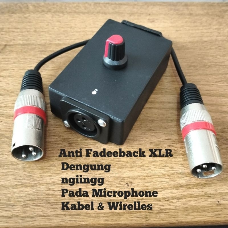 Anti Feedback Mic Kabel & Wirelles Jack XLR  - Anti Dengung suara nging Noise Microphone