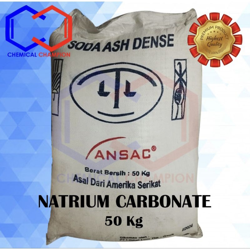 

Soda Ash Dense / Abu Soda / Natrium Carbonate 1 Sak (50 KG)