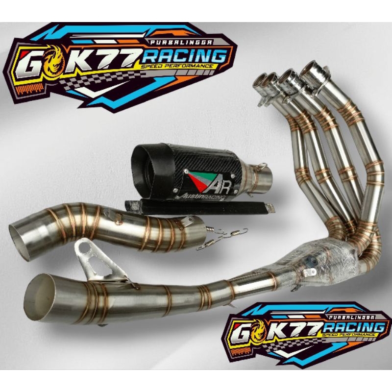 Knalpot ZX25R ZX25RR NEW Fullsytem Knalpot Austin (pnp)