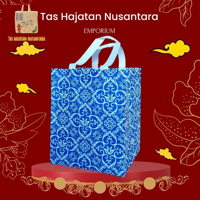 

(12 PCS) Tas Hajatan laminasi BatikGlow Premium