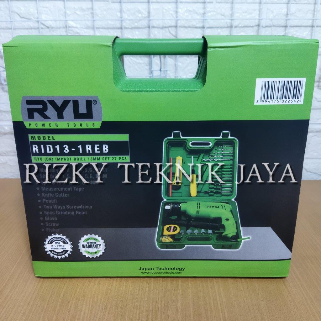 MESIN BOR BETON RYU RID13-1REB MESIN BOR LISTRIK RYU SET 13 MM KOPER