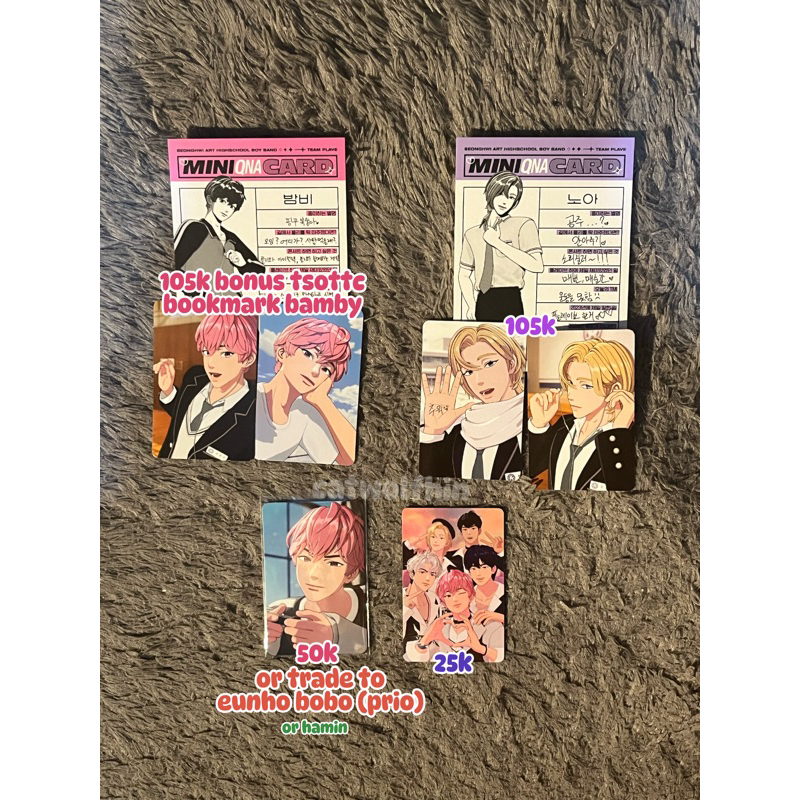 [GANTI JNE/READ DESC] plave sg set + 134-1 pc bamby casual group a ver.