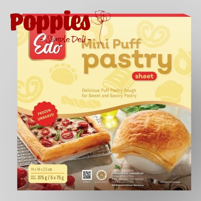 

EDO Mini Puff Pastry Sheet 375 gr