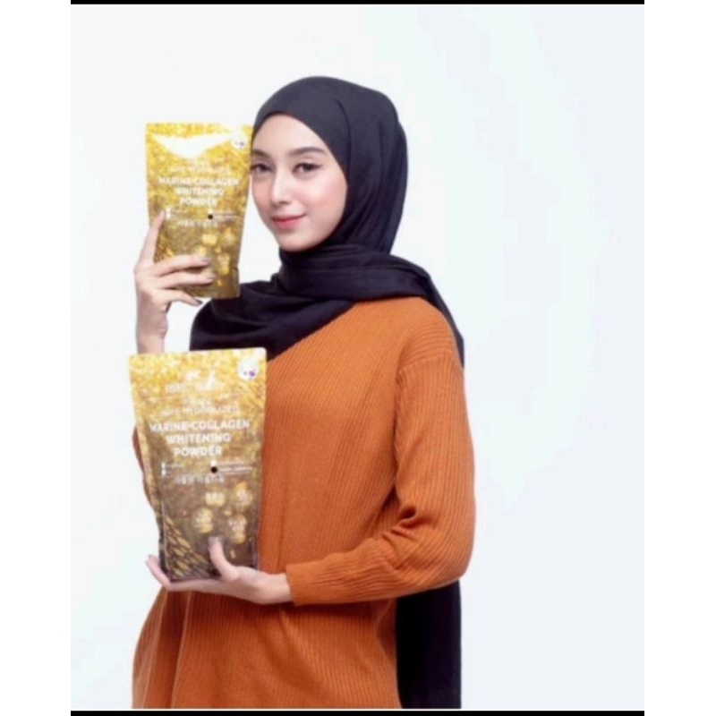 DOUBLE GLUTATHIONE MARINE COLLAGEN THE MERMAID BITES DJAGO STUDIO SUPLEMENT PEMUTIH BADAN & WAJAH