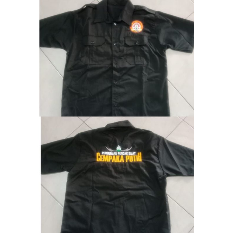 KEMEJA BORDIR PSCP CEMPAKA PUTIH 1