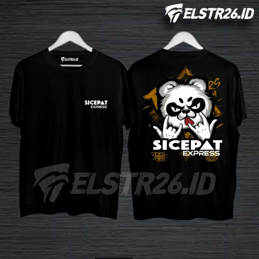 ELSTORE26 TSHIRT DISTRO KAOS SICEPAT XPRESS | BAJU KURIR PAKET | PAKAIAN EXPEDISI COTTON COMBED 24S