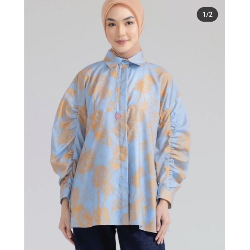 Ria Miranda Sale Top dress tunic dan scarf