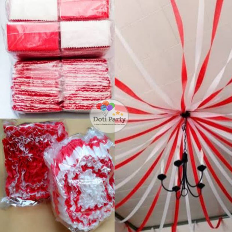 

Kertas Krep / Kertas Krep Potong Merah Putih / Kertas Krep DIRGAHAYU RI