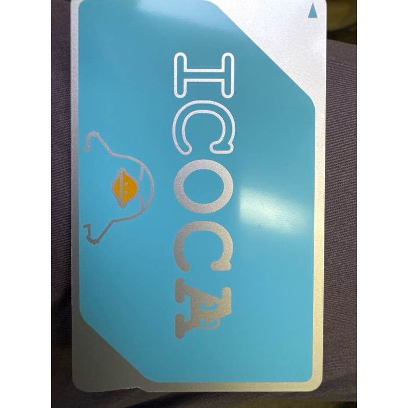 Icoca / Suica kartu untuk naik kereta di Jepang