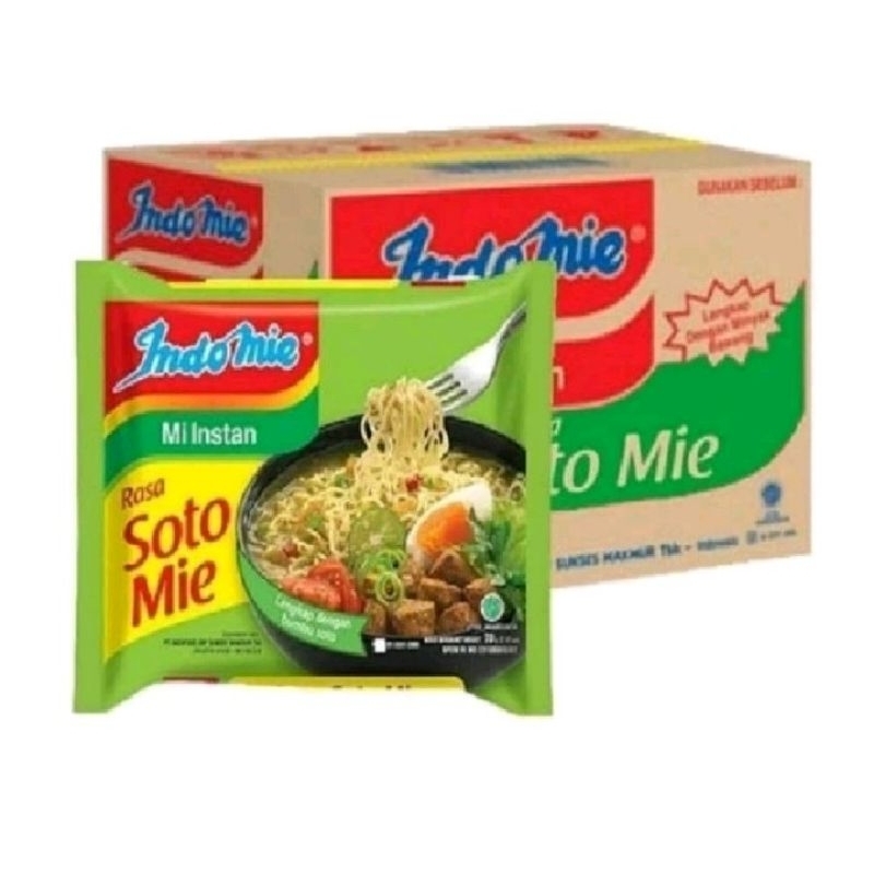 

INDOMIE SOTO MIE INSTAN RASA SOTO ( 1 DUS ISI 40 )