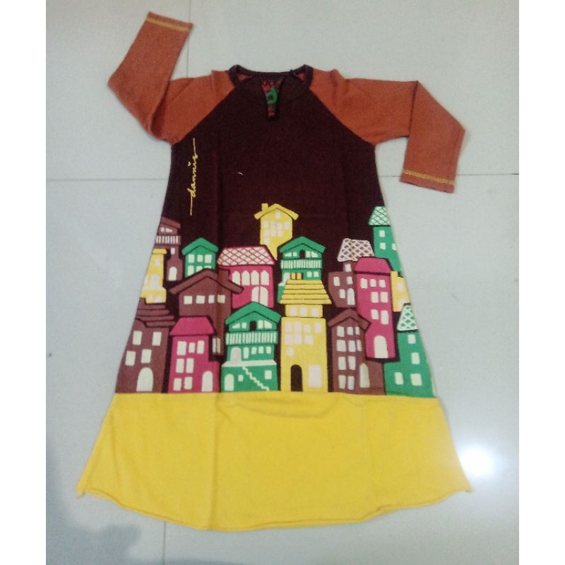 Gamis Kaos Anak 2-4 tahun Dannis Preloved Like new