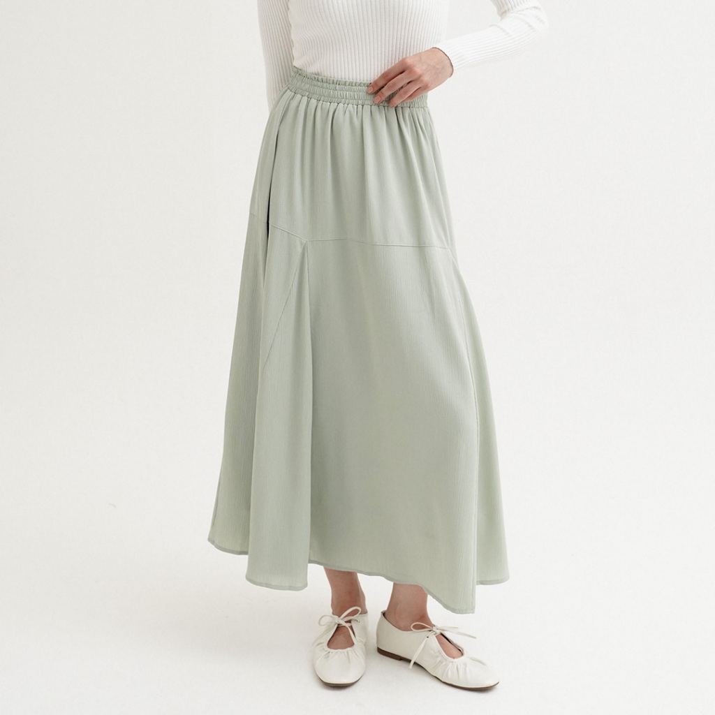 Queensland Maxi Skirt Rok Wanita Panjang LIN000390Q Mint