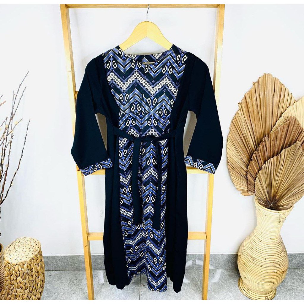 Benang Raja Hem Dan Gamis Anak Katun Motif Pager