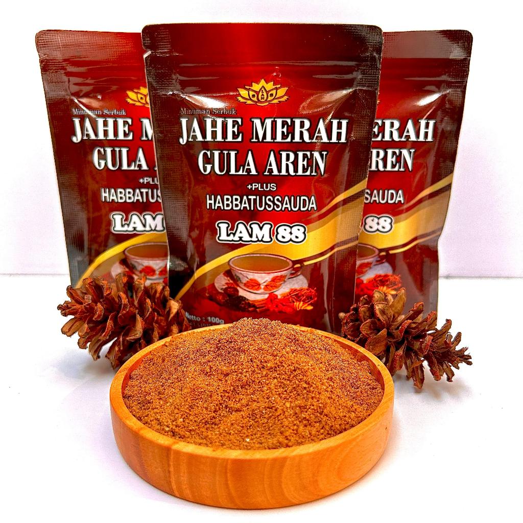 

MINUMAN JAHE MERAH GULA AREN PLUS HABBATUSSAUDA