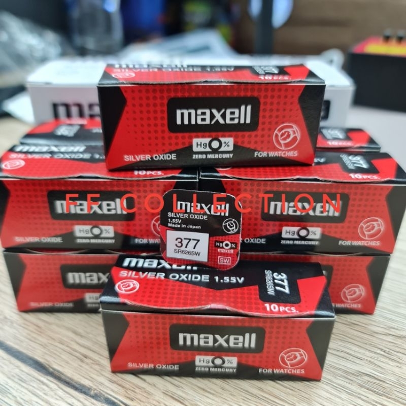 Baterai Jam Tangan Original Maxell 377 Maxell 626 Maxell SR626SW SR626 626SW