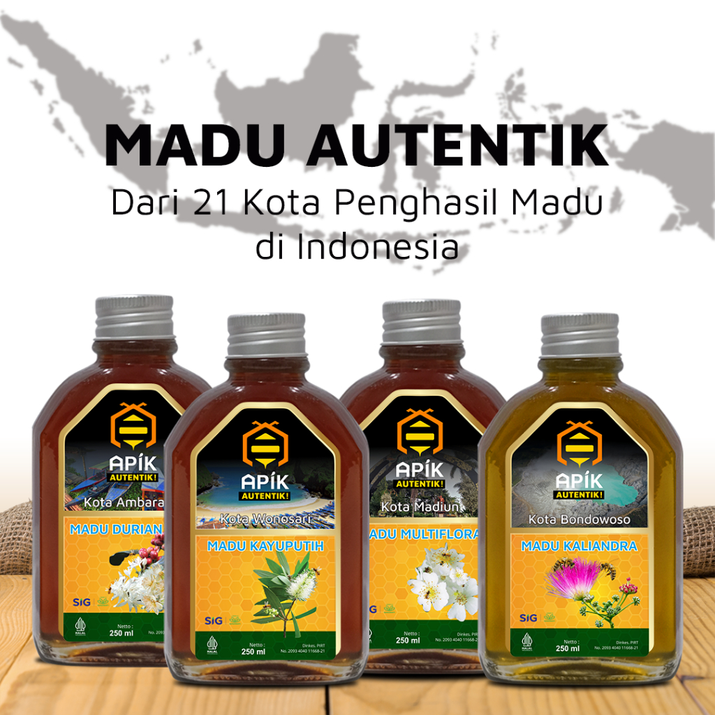 

Madu Autentik Indonesia 250ml
