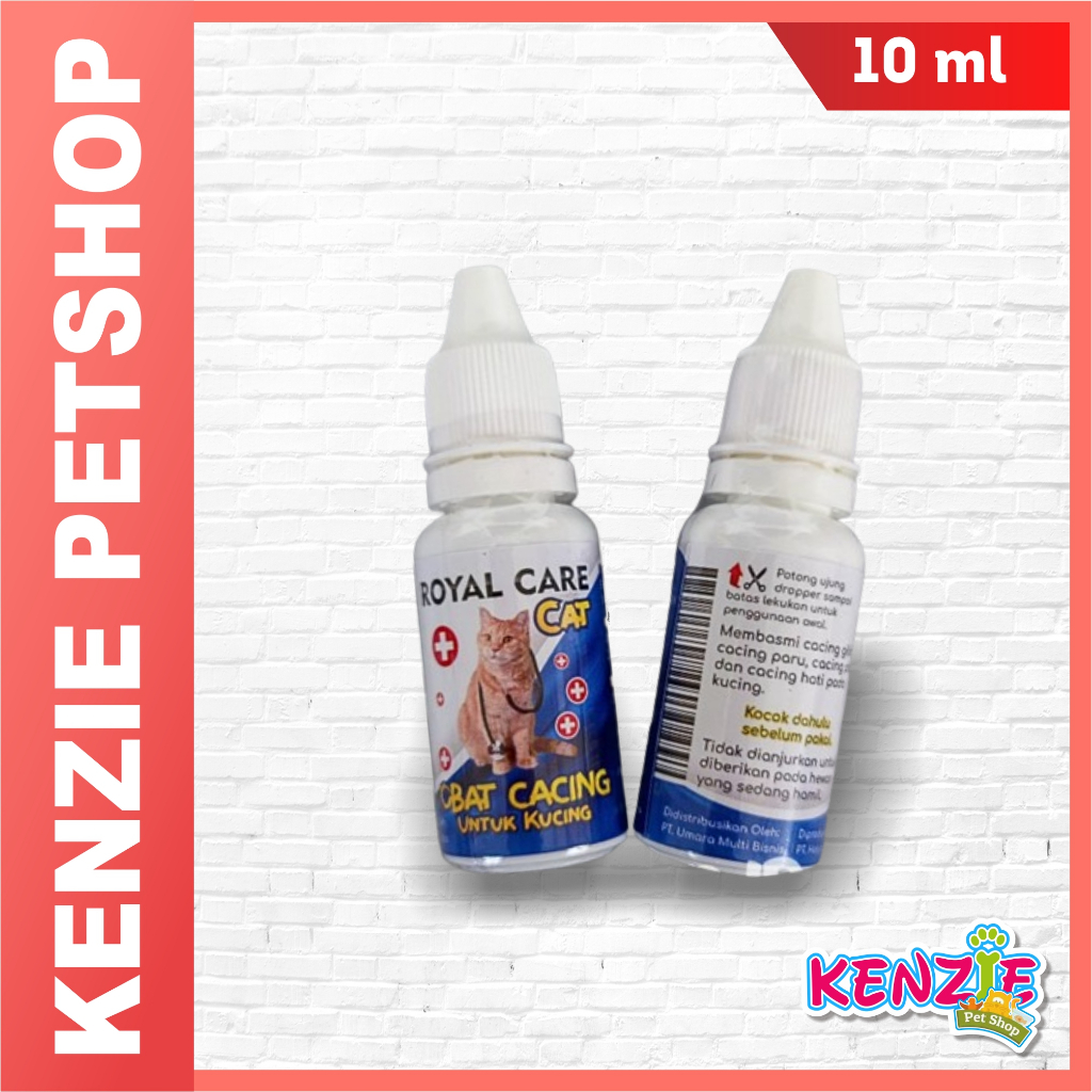 Obat Cacing Kucing Royal Care 10 ml - Obat Cacing Kucing Ampuh - Obat Cacing Hewan