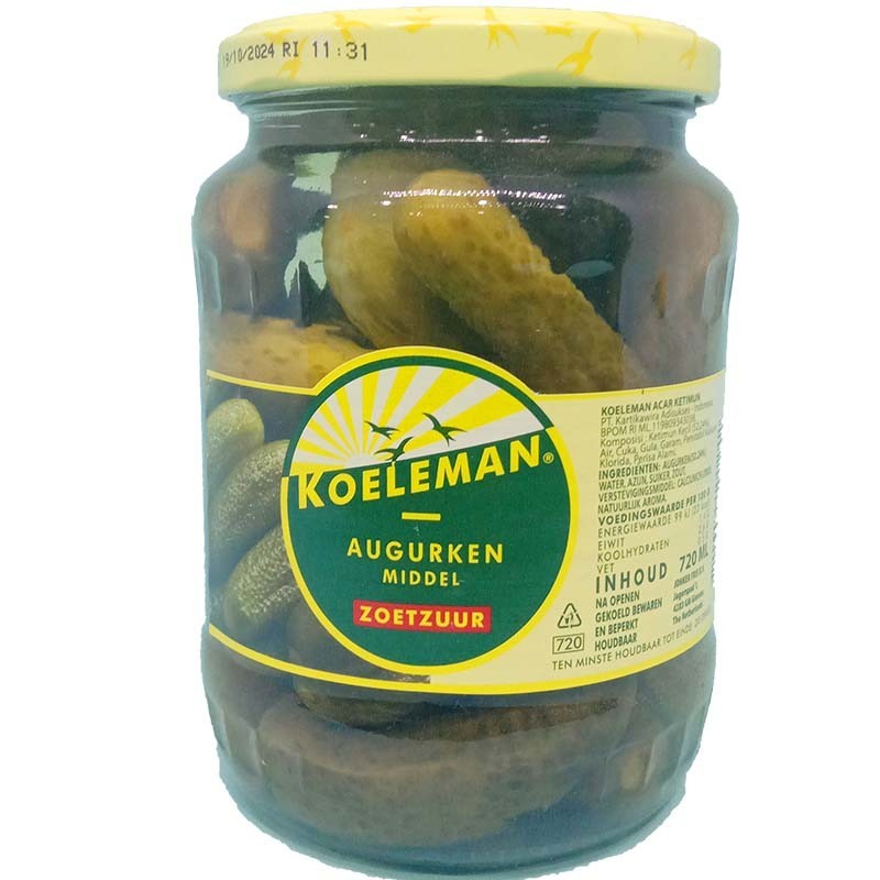 

KOELEMAN GHERKINS WHOLE PICKLE 28OZ