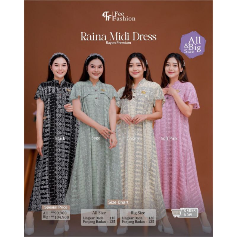 RAINA MIDI DRESS FEE FASHION