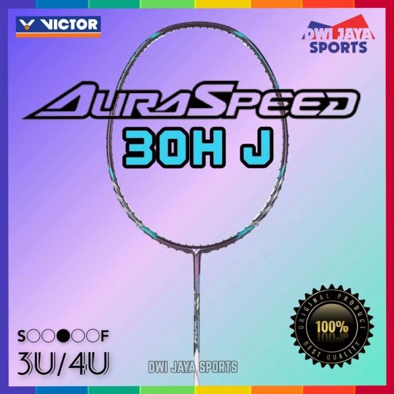 Victor Auraspeed 30H | ARS-30H J Badminton Racket | Raket Bulu Tangkis Victor