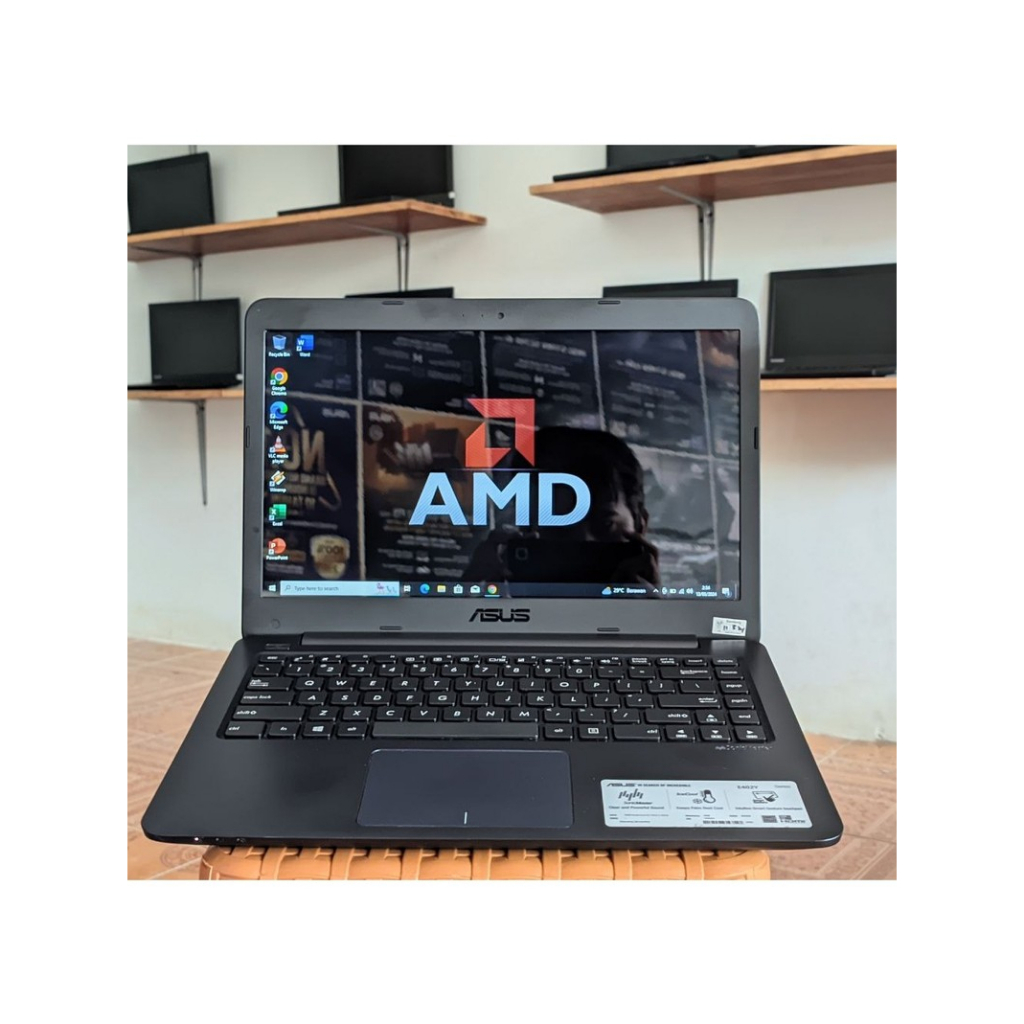 Laptop Asus  E402Y AMD E2-7015 Radeon Graphics RAM 4GB HDD 500GB 14"LED DVD Win 10 Office Apk | Mulus | Bergaransi