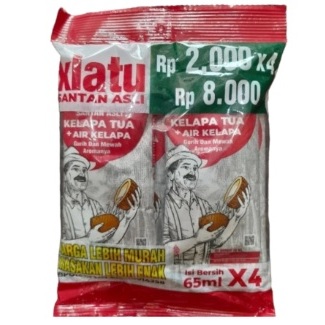 

KLATU SANTAN KELAPA TUA (60 ml x 4 sachet) KEMASAN TERBARU
