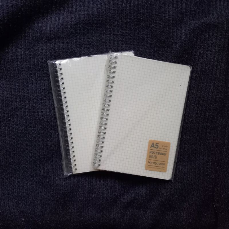 

[PRELOVED NEW] Binder Notes Grid Aesthetic Languo A5