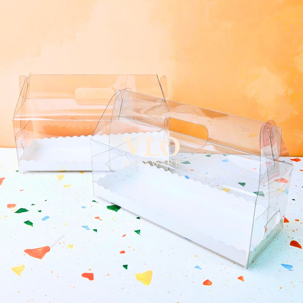 

[Defect] Kotak kue mika box| kotak dessert transparan | box mika cup cake korea