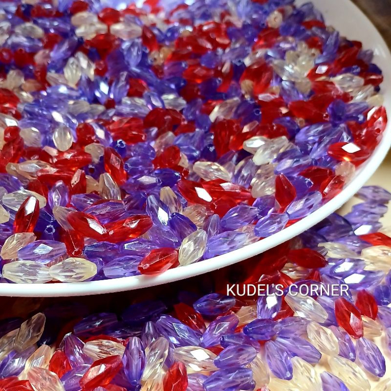 10gr manik mote bening padi segi 10x5