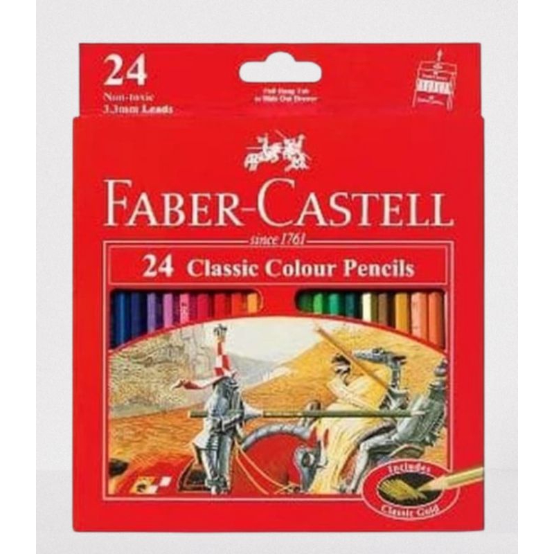 

pensil warna faber-castell 24 clasic
